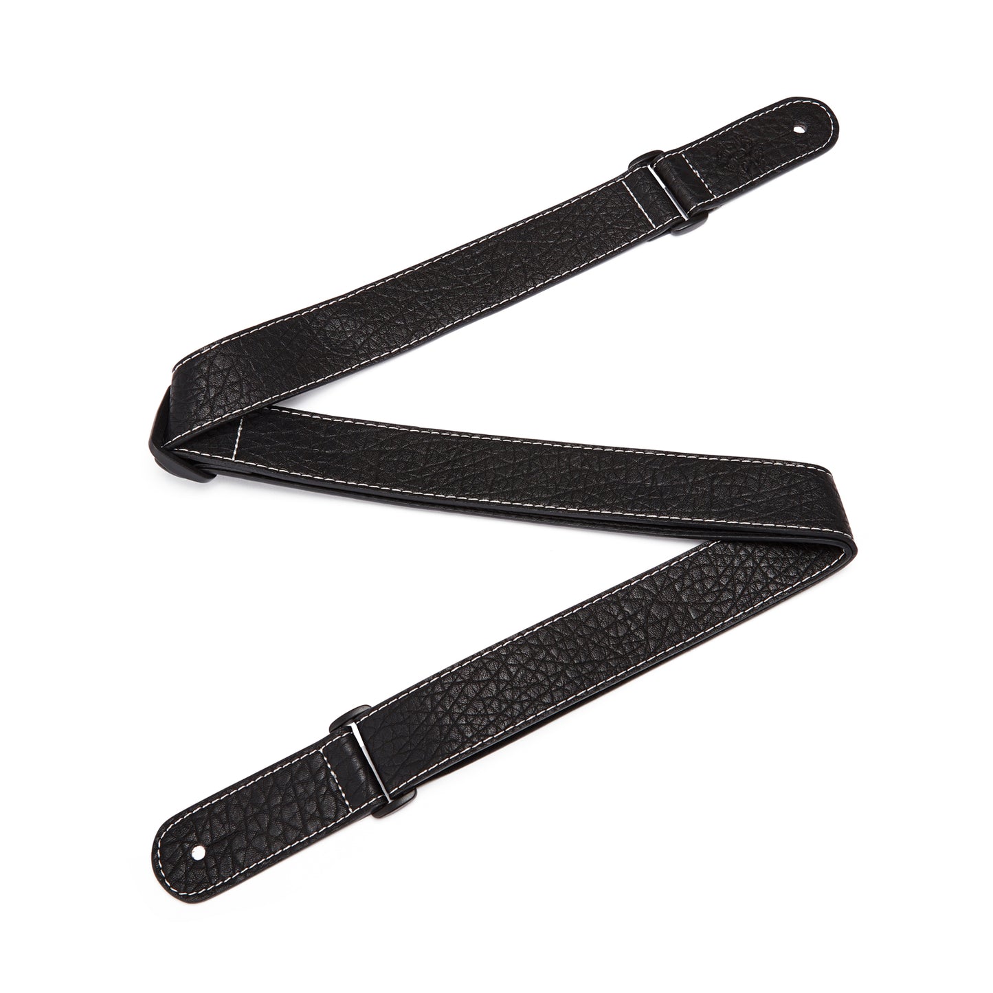 ISUZI UK-17 Garment Leather Black Ukulele Strap