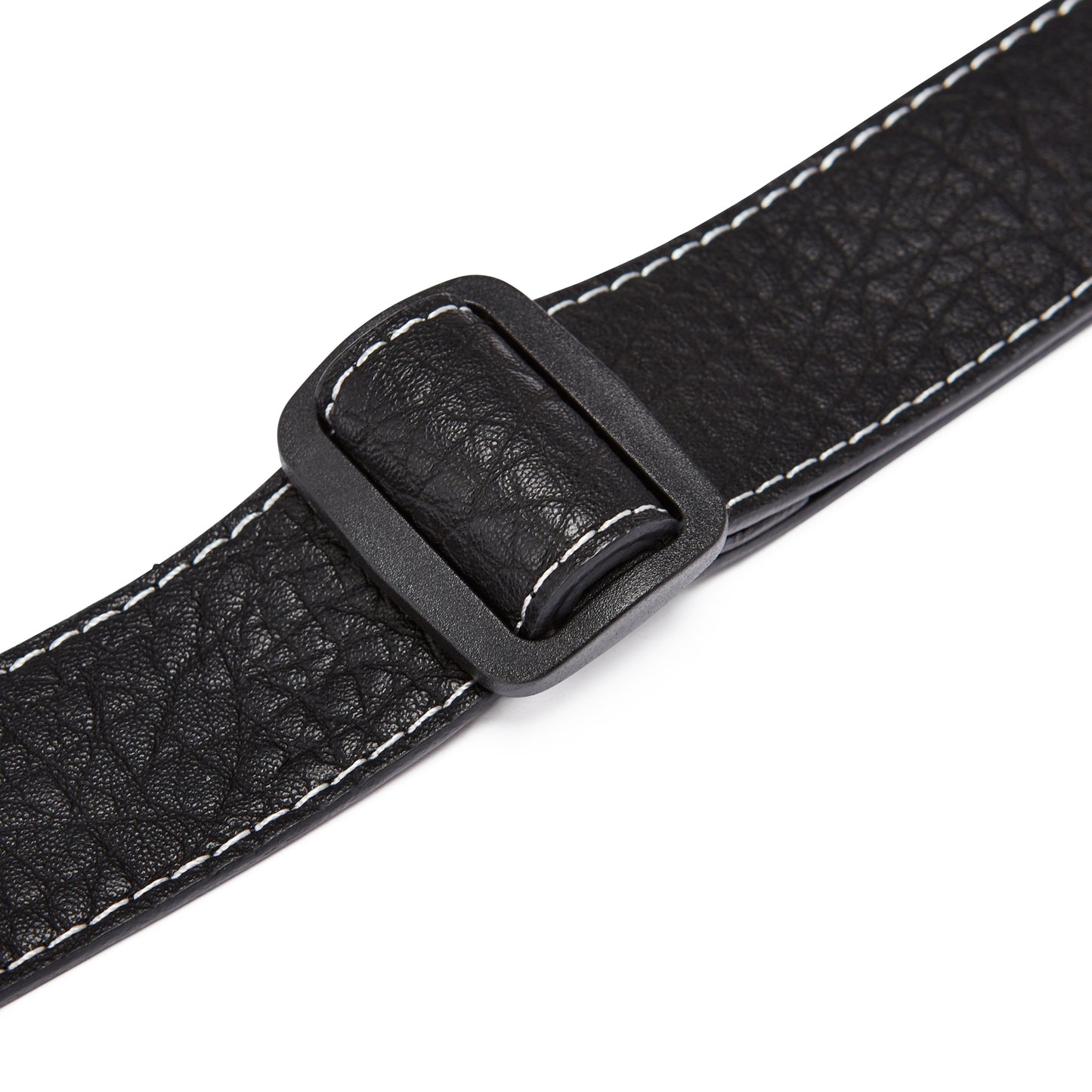 ISUZI UK-17 Garment Leather Black Ukulele Strap