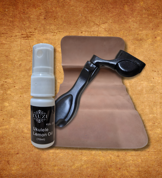ISUZI UCK-12 ukulele care kit with lemon oil