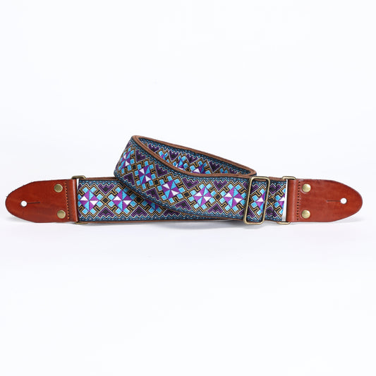 ISUZI GT-67 coloured woven guitar strap