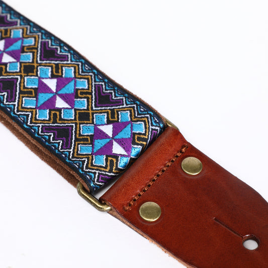 ISUZI GT-67 coloured woven guitar strap – view 2 of 3