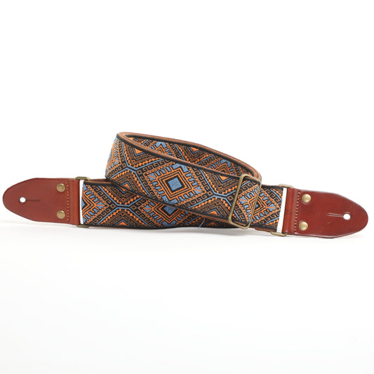 ISUZI GT-63 coloured woven guitar strap