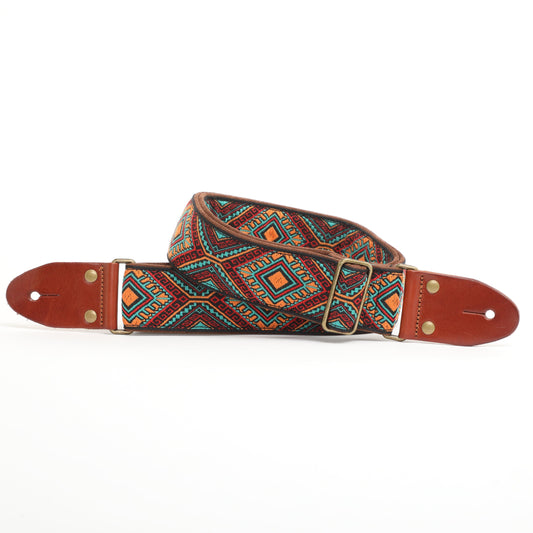 ISUZI GT-64 coloured woven guitar strap