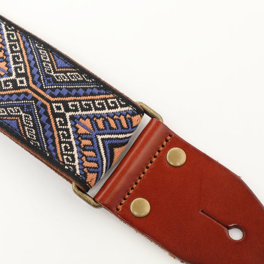 ISUZI GT-60 suede pattern woven guitar strap – view 2 of 3