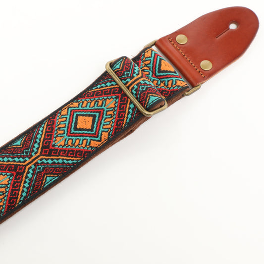 ISUZI GT-64 coloured woven guitar strap – view 2 of 3