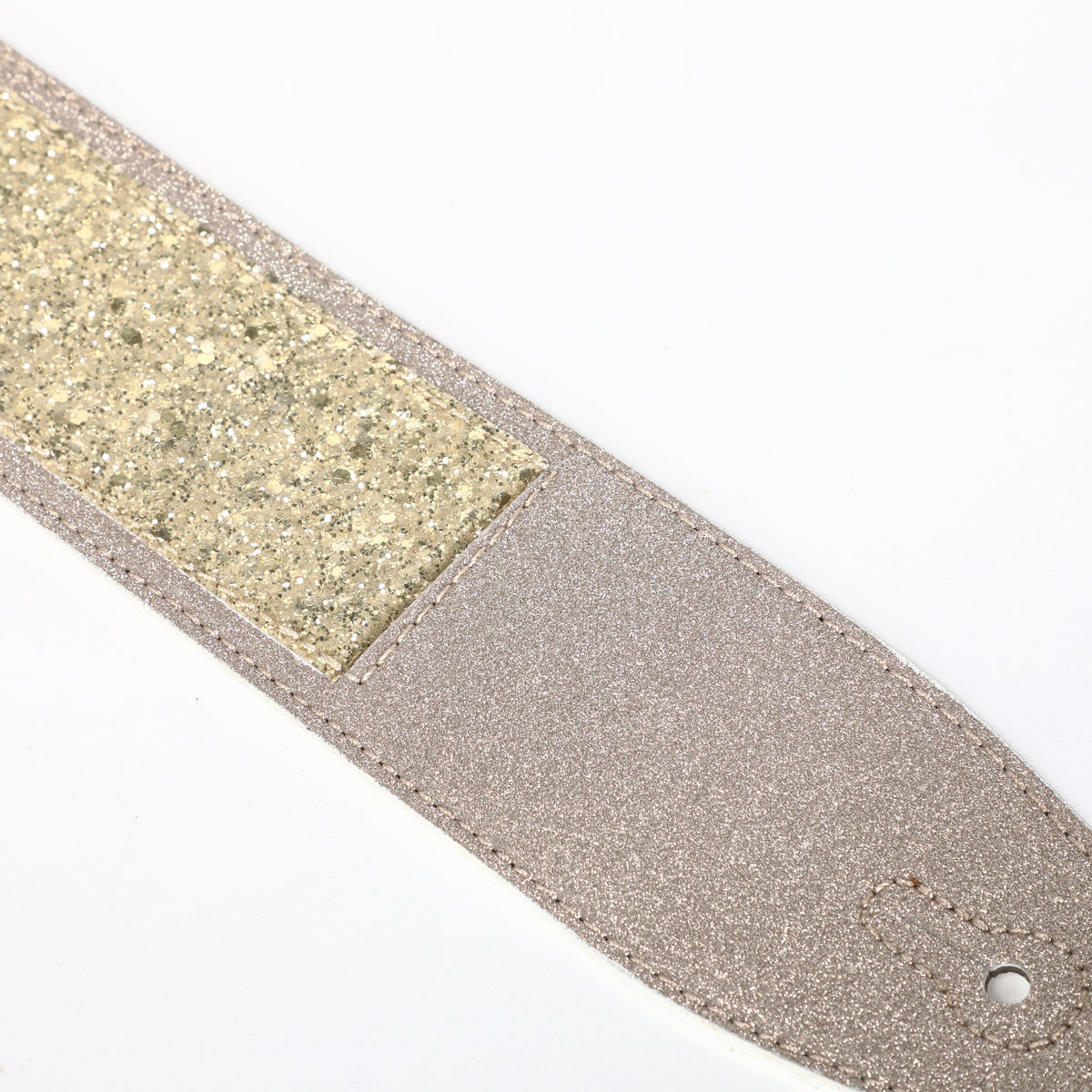 ISUZI SPK21 gold sparkle guitar strap – view 2 of 3