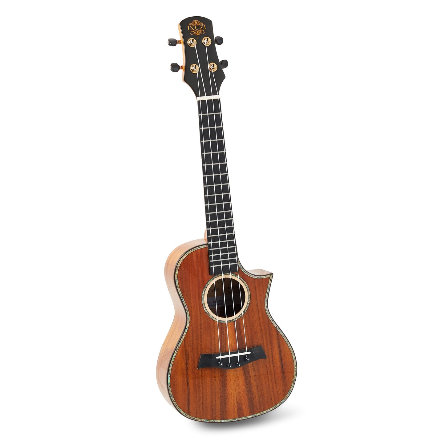 ISUZI ASA-1TEQ All Solid Acacia Electro-Acoustic Tenor Ukulele