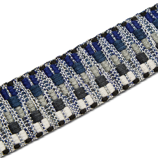 ISUZI UKLL-50 Premium Blue Pattern Ukulele Strap - Isuzi